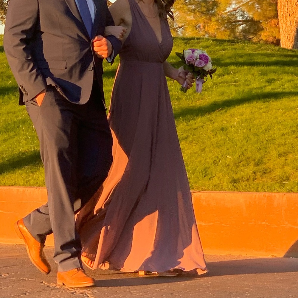 Lulus bridesmaids dress - dusty purple